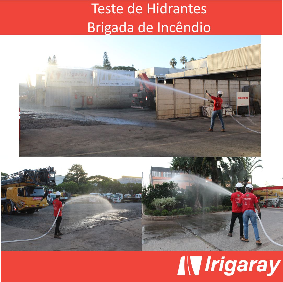 Testing the Fire Fighting System